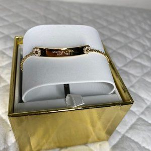 Michael Kors Gold-Tone Slider/Adjustable Bracelet